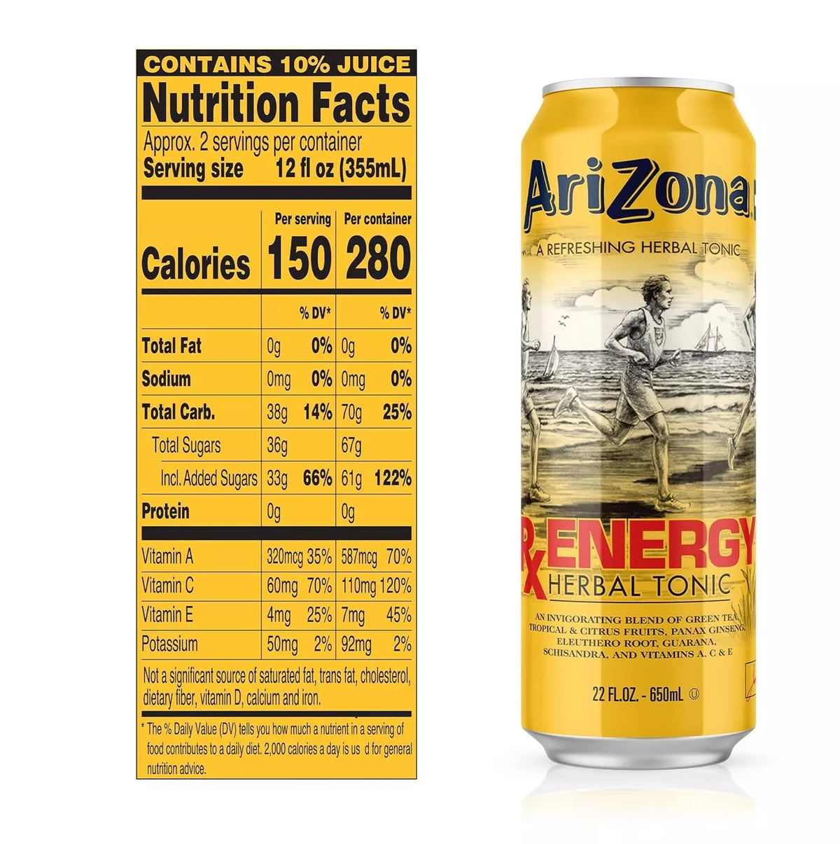 Arizona RX Energy 650ml