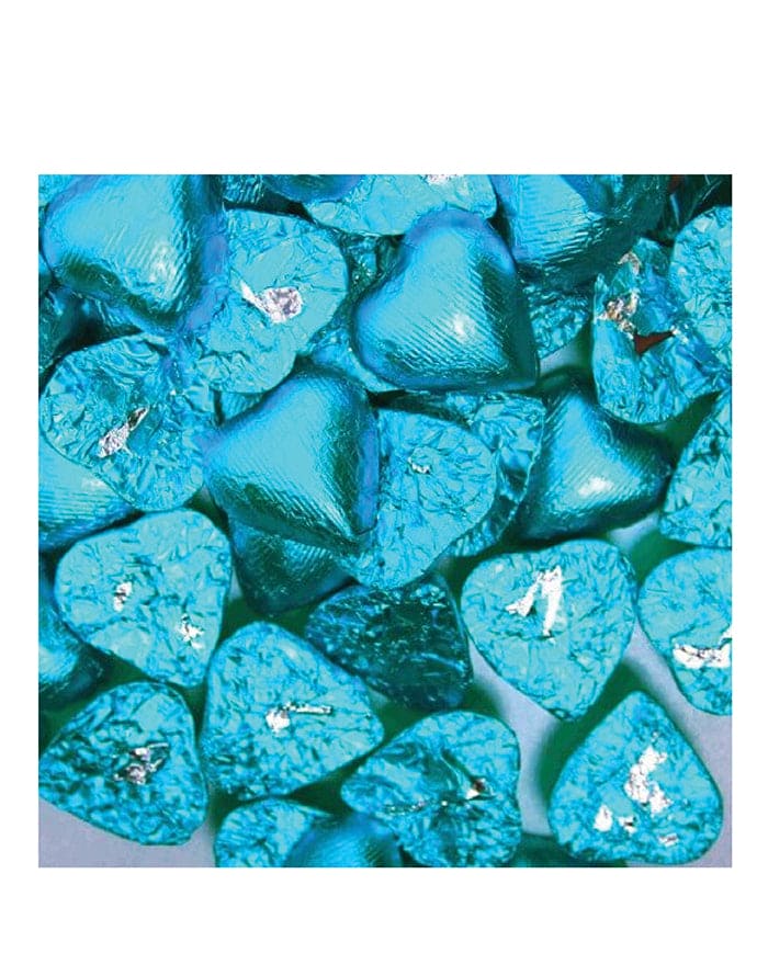 Blue Chocolate Hearts 1 Kg