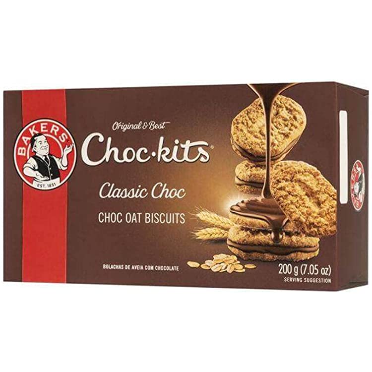 Bakers Choc-kits Oat Biscuits 200g