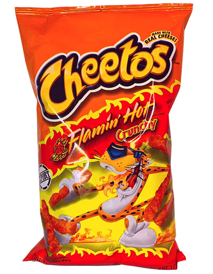 Cheetos Flamin' Hot Crunchy 227gm