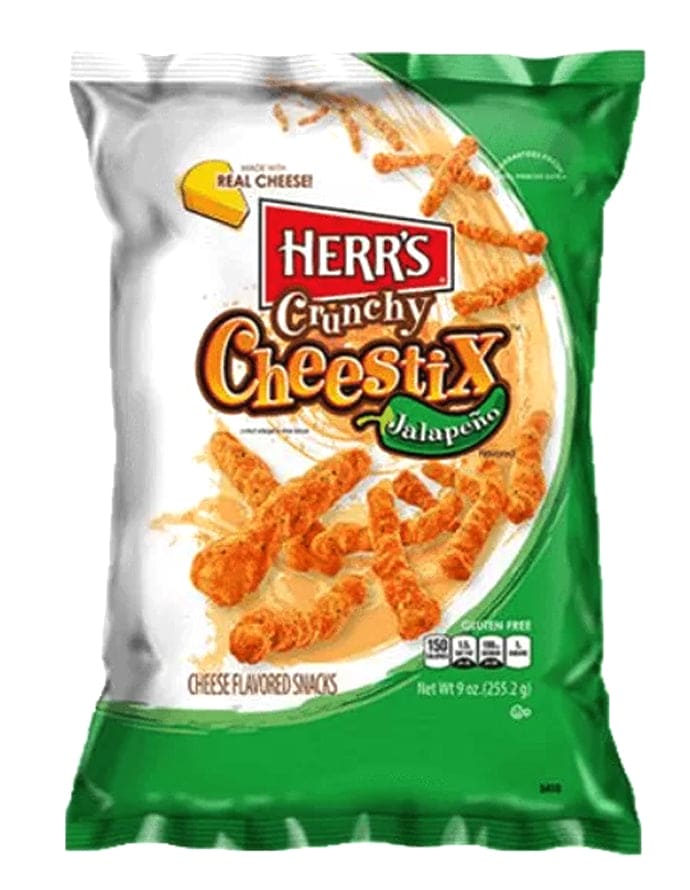 Herr's Cheestix Jalapeno 227gm