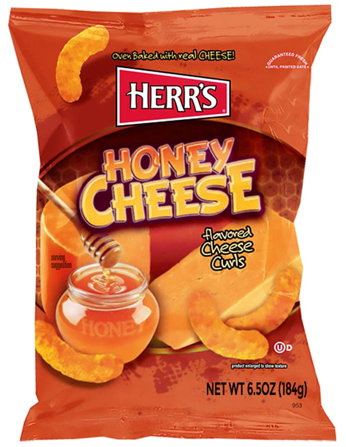 Herr's Honey Cheese Curls 184gm