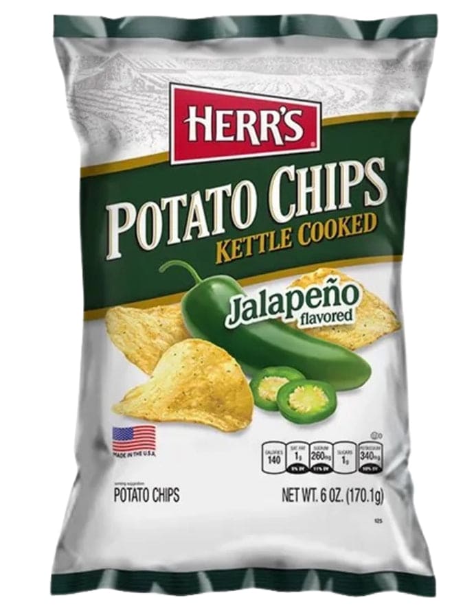 Herr's Jalapeno Kettle Chips 171gm