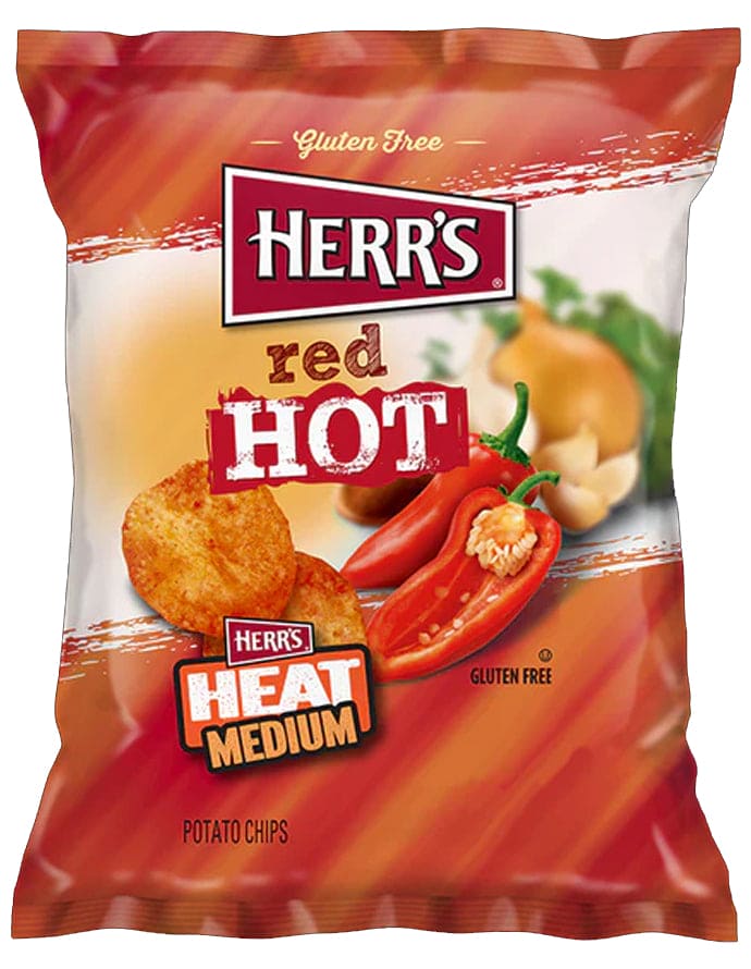 Herr's Red Hot Chips 28gm