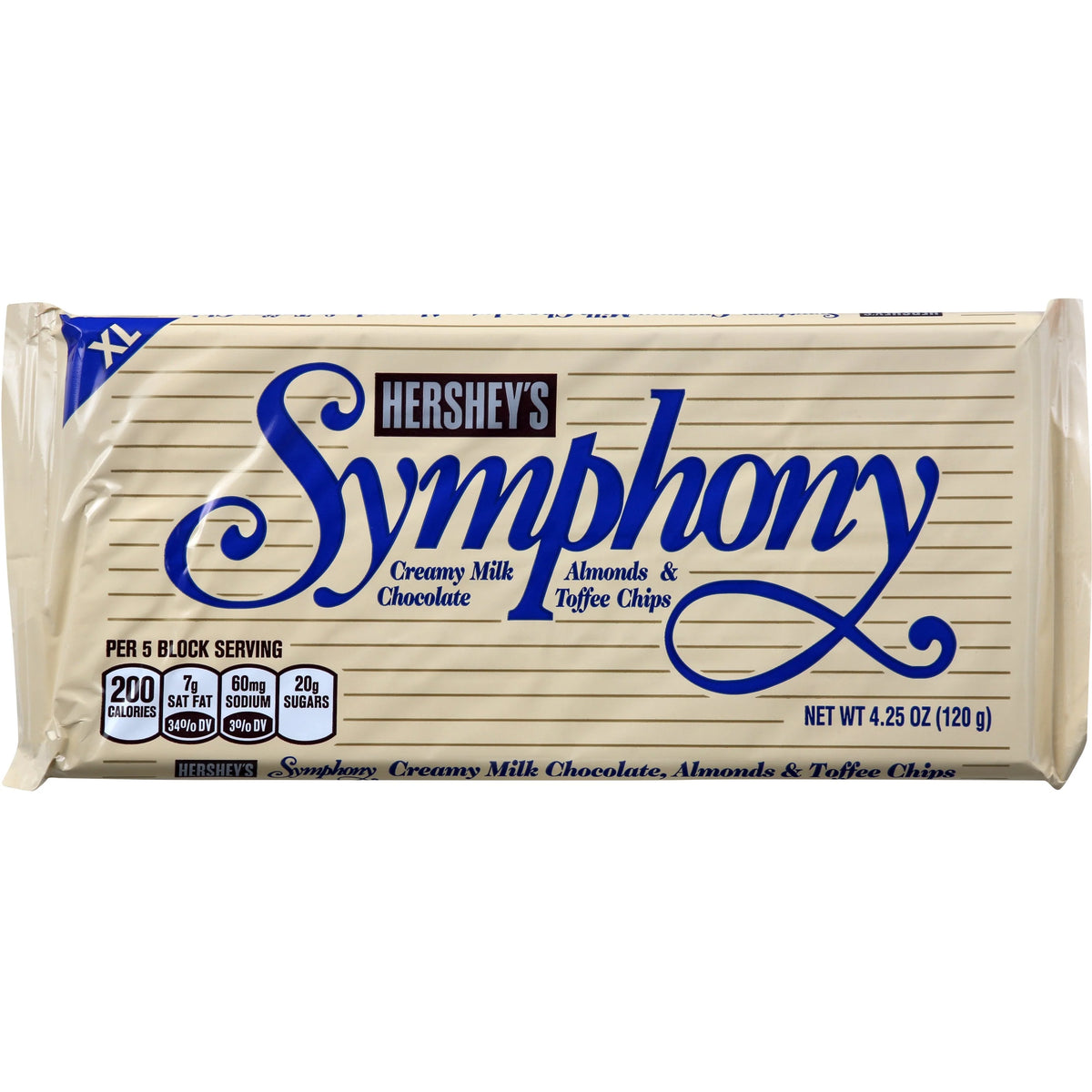 Hershey's Symphony XL Extra Creamy Milk Chocolate 120g