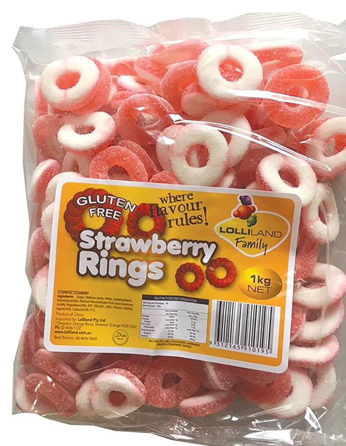 Lolliland Strawberry Ring 1Kg