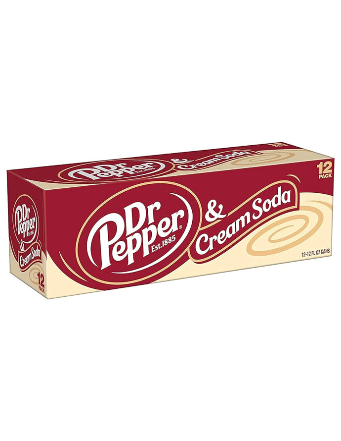 Dr Pepper Cream Soda 355ml x 12