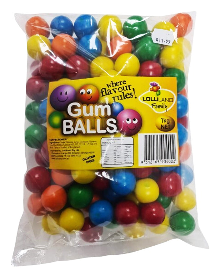 Gumball Bags 1Kg