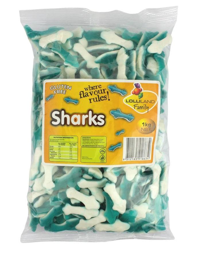 Gummi Sharks 1Kg