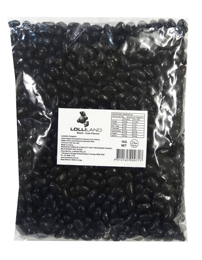 Lolliland Mini Jelly Beans Black Cola 1 Kg