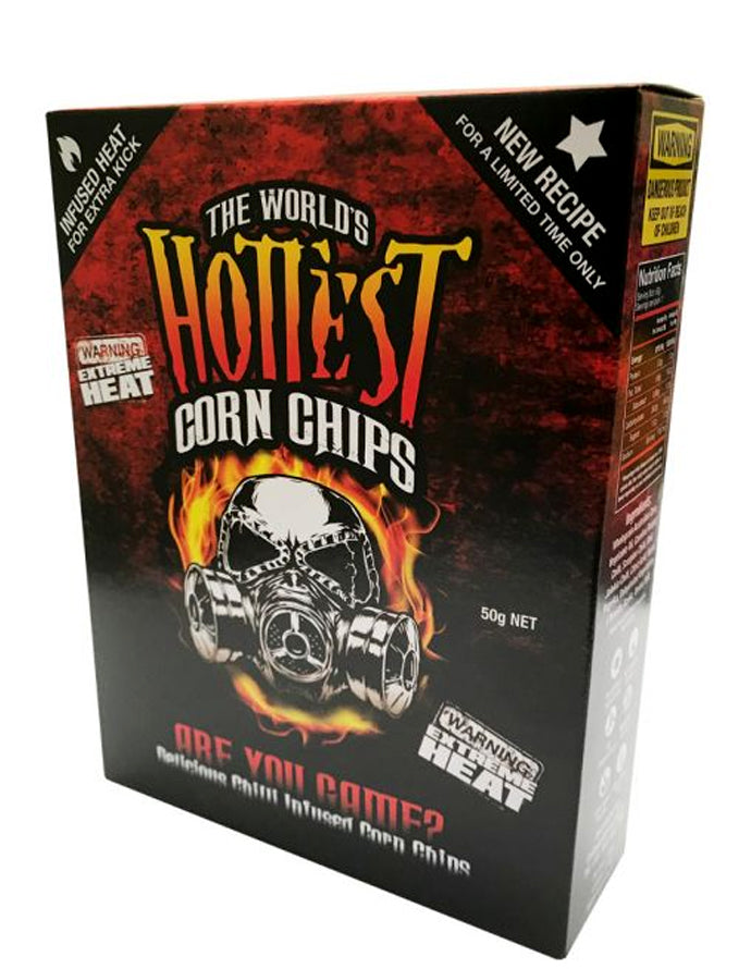 World Hottest Corn Chips 50gm